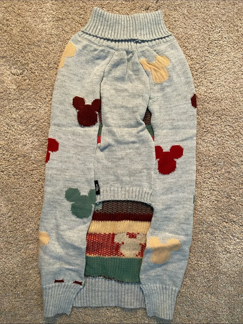 Chewy Disney Mickey Mouse Confetti Dog Sweater XX Large II